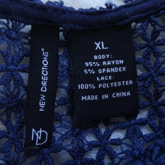 New Directions Blue Dress XL - Picture 7 of 7